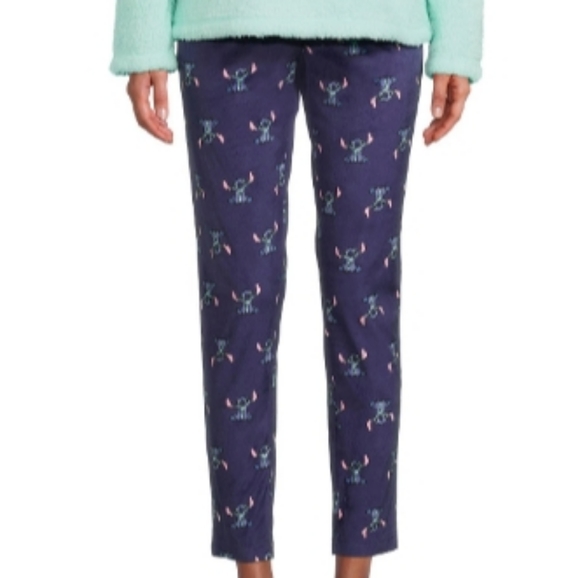 Disney STITCH Soft Velour Pajama Pants - Picture 2 of 6